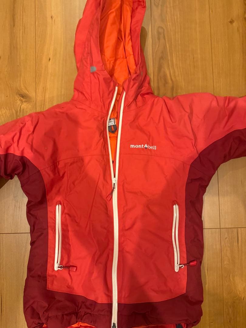 montbell モンベルスキーウェア上下130 ジャケットとパンツセット