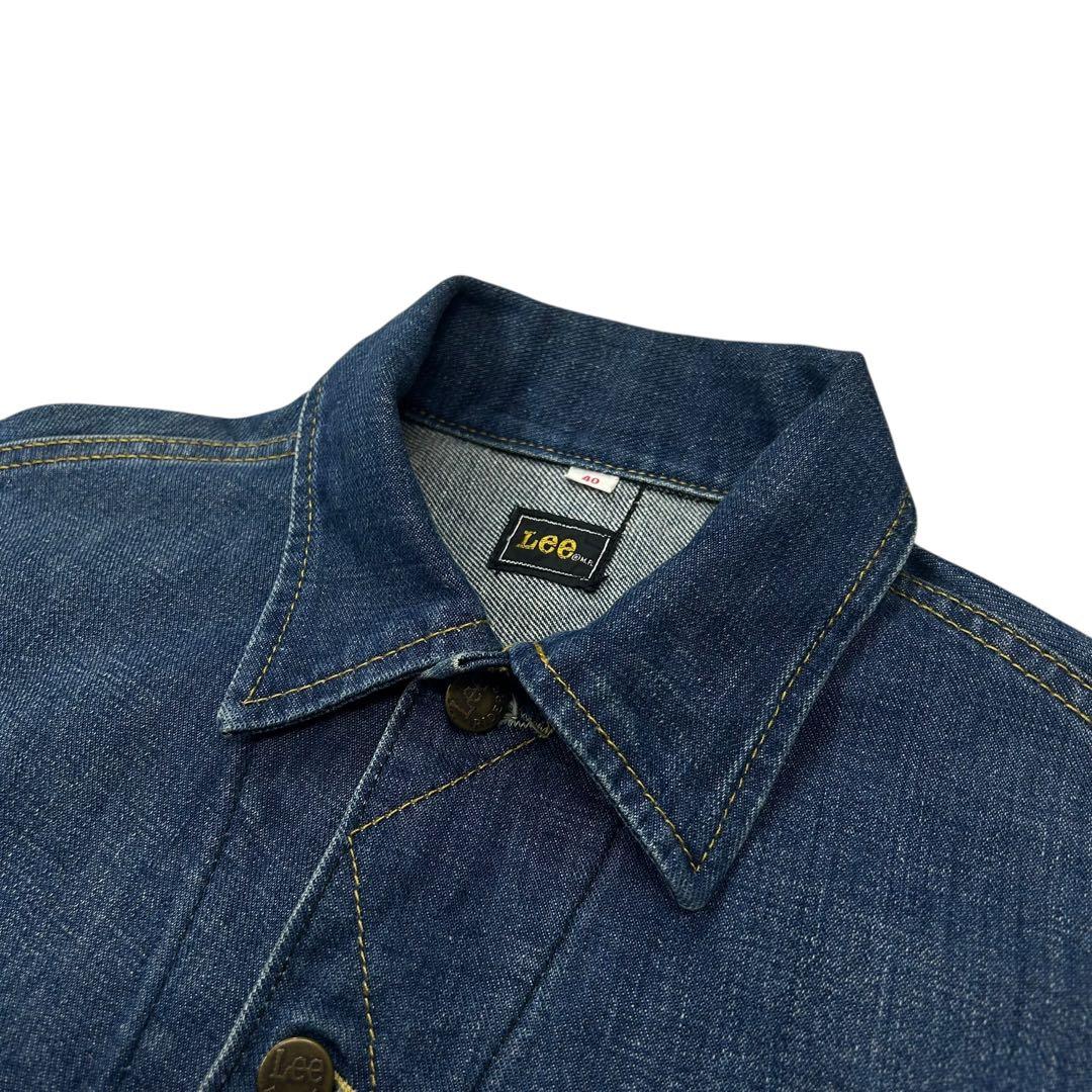 70〜80's Lee デニム トラッカージャケット メンズ40 ブルーデニム