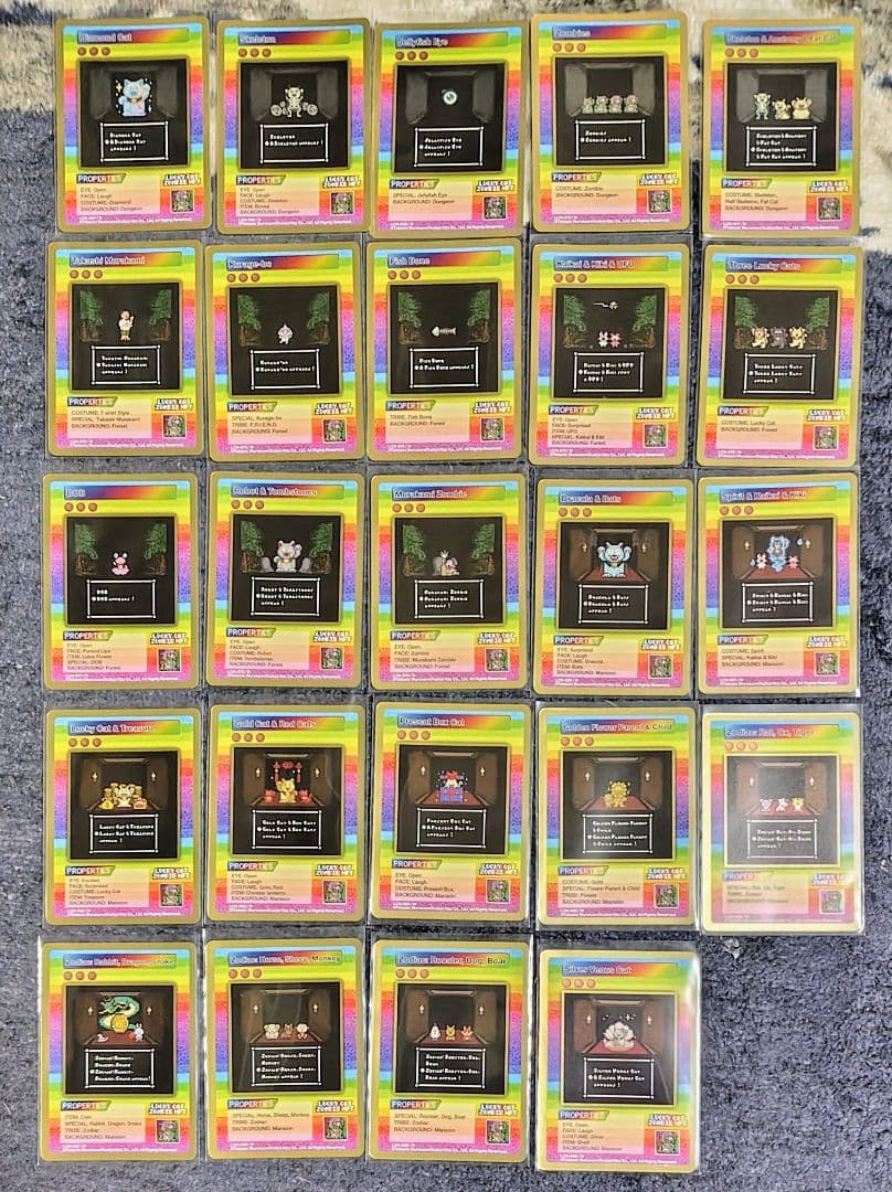 村上隆　Lucky Cat Zombie NFTのトレカ　UR以下コンプ106枚