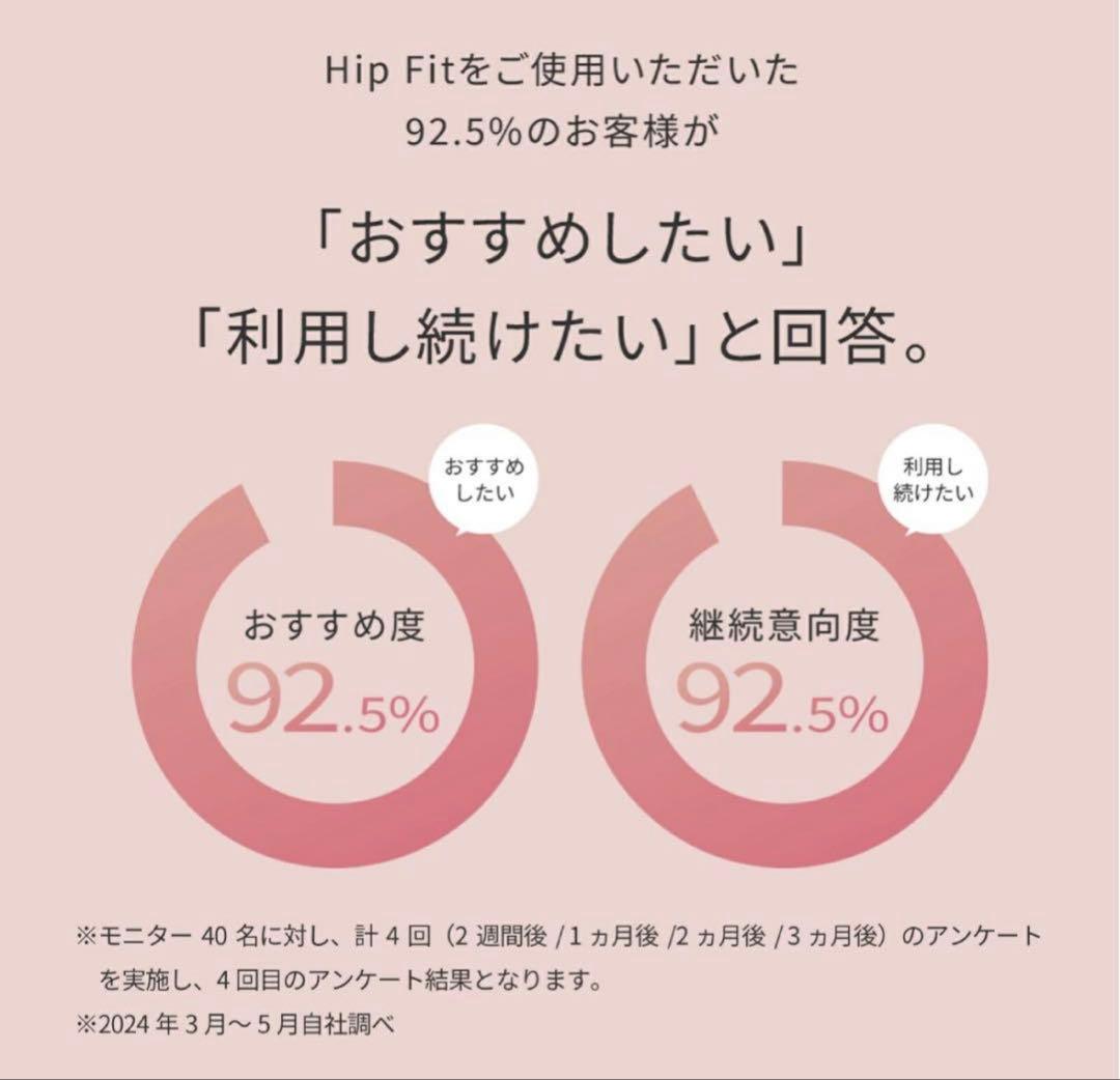 SIXPAD Hip Fit Mサイズ ピンク【1度のみ使用】