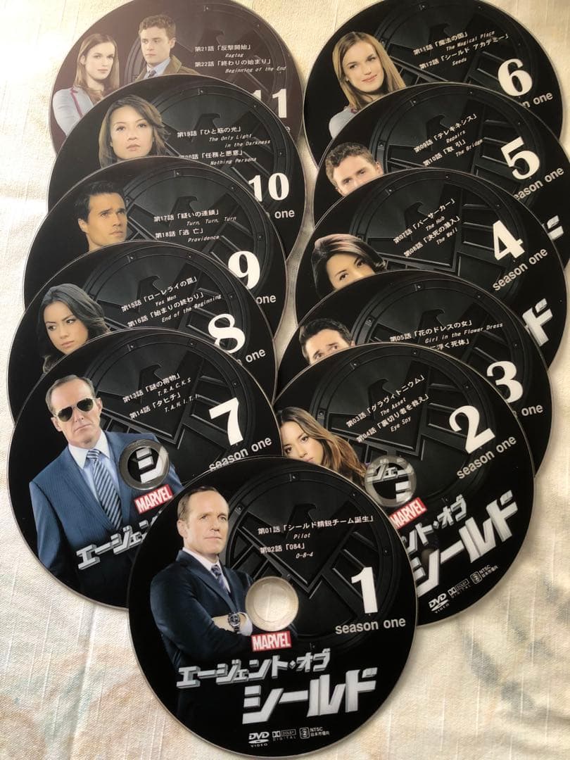DVDプレーヤー、DVD（エージェント・オブ・シールド他全33枚）　セット