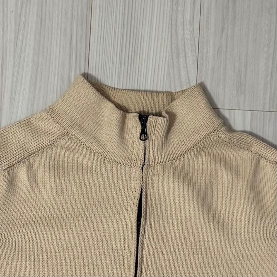 00s STONE  ドライバーズニット ベージュ　XL