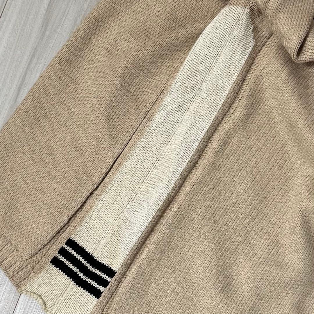 00s STONE  ドライバーズニット ベージュ　XL