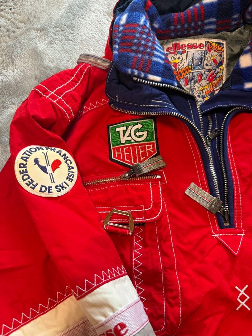 希少　フランス代表　エレッセ スキージャケットパンツ　ココリコ 90s レア