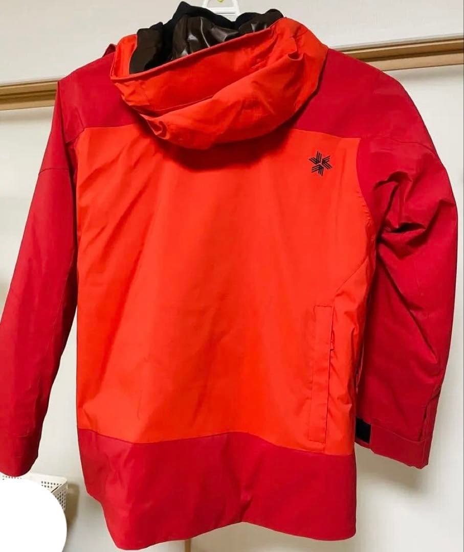 Goldwin 赤 フード付きスキーウェア 上下セット