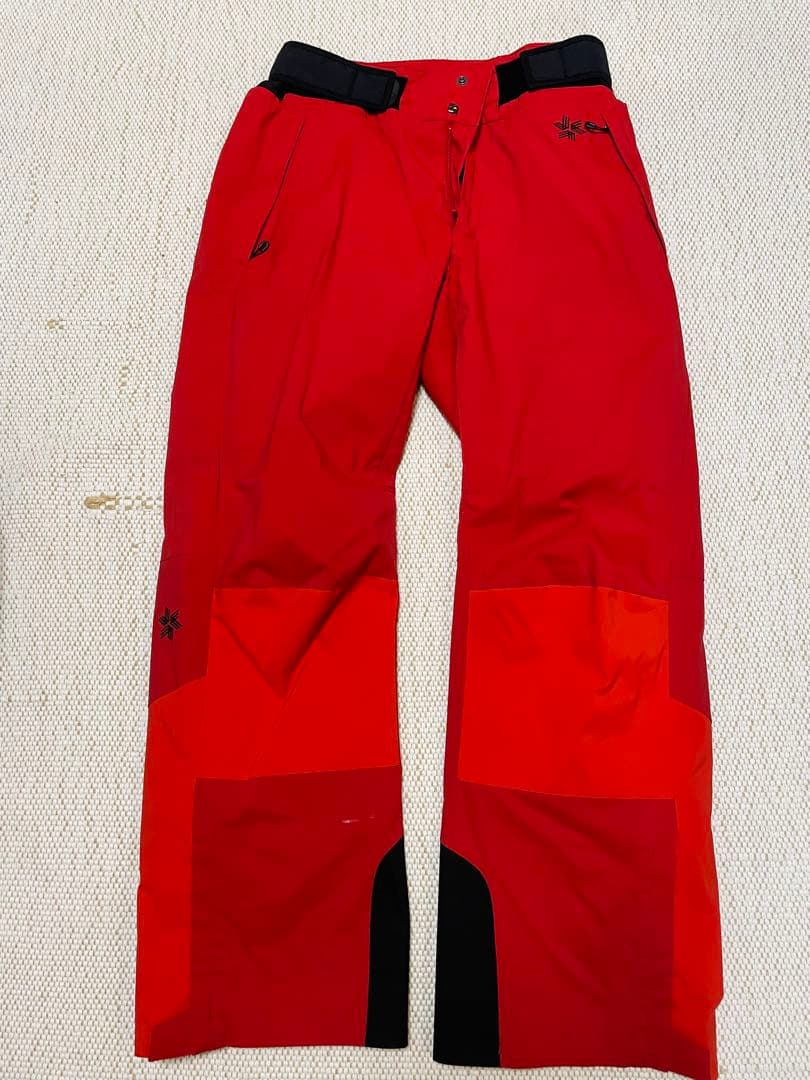 Goldwin 赤 フード付きスキーウェア 上下セット