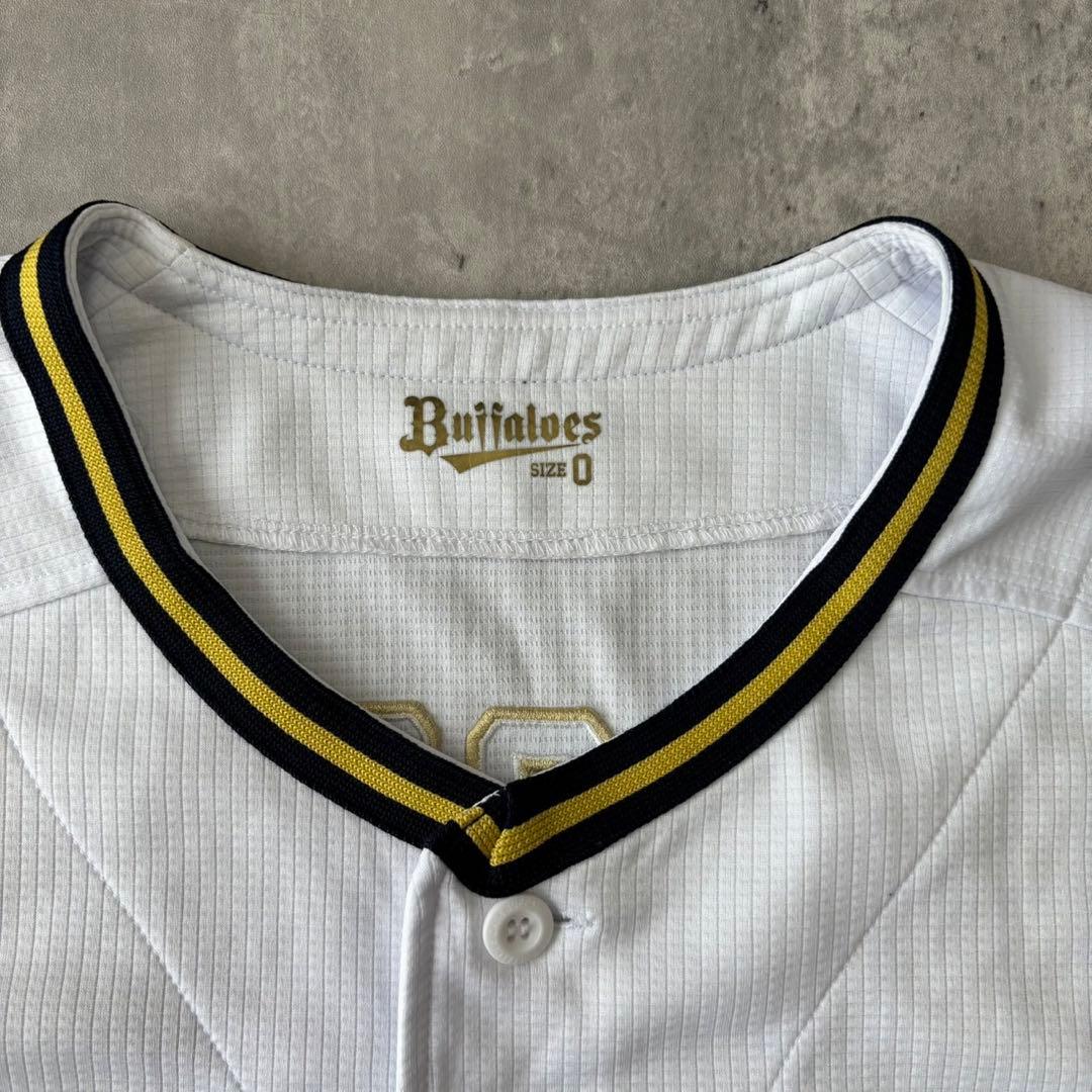 ORIX オリックス　バファローズ　廣岡　ユニフォーム　ホーム　Oサイズ