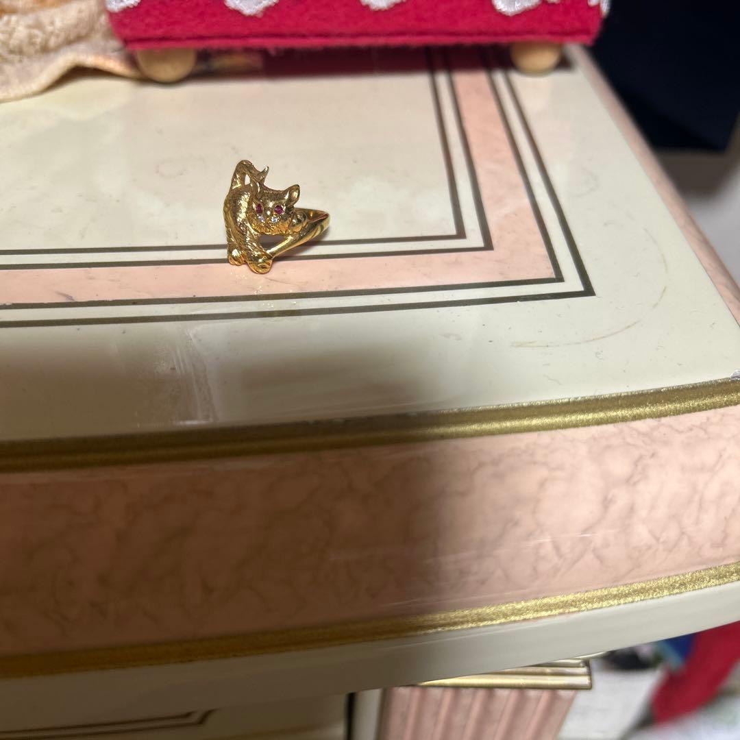 18k動物モチーフ リング 6g