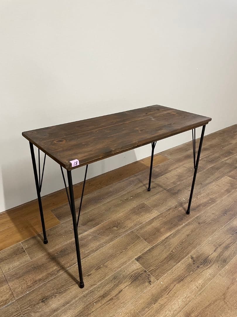 ウォールナット色　カウンターテーブル　幅100cm