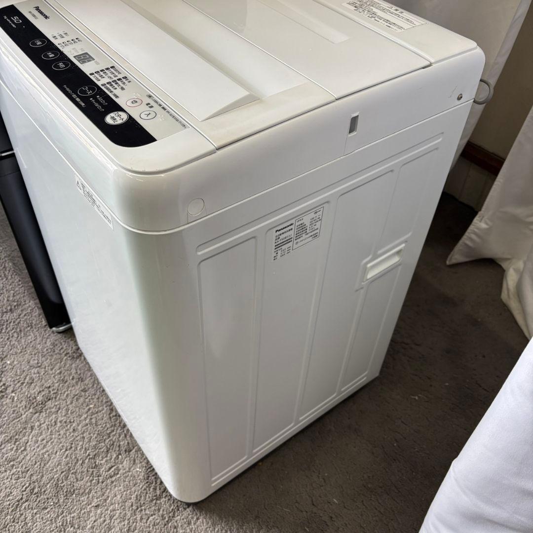 107　一人暮らしセット　冷蔵庫　洗濯機　パナソニック　安い　黒　綺麗　設置無料