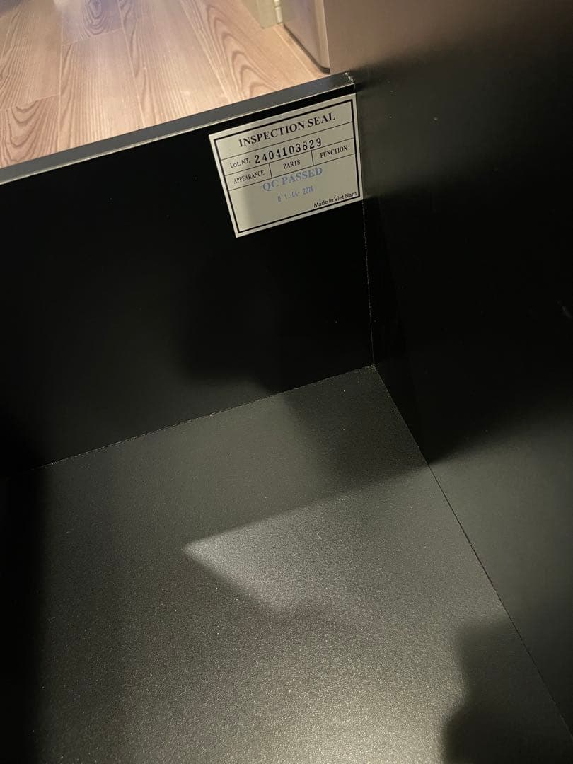 ニトリ リガーレ 組み合わせキッチンボード　ブラック