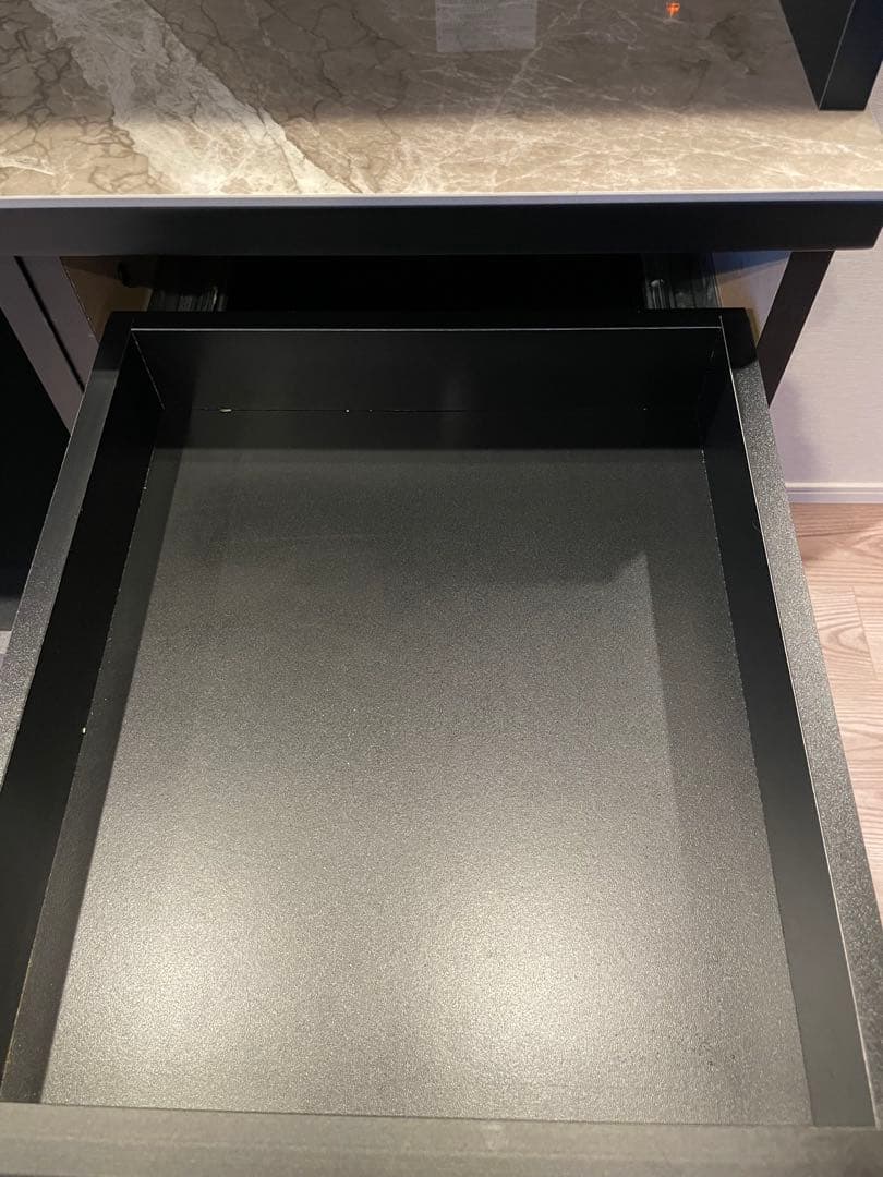 ニトリ リガーレ 組み合わせキッチンボード　ブラック