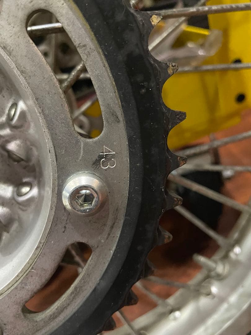 ヤマハ　WR250X オフロードホイール前後セット