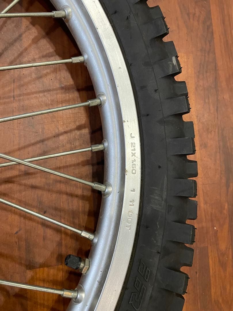 ヤマハ　WR250X オフロードホイール前後セット