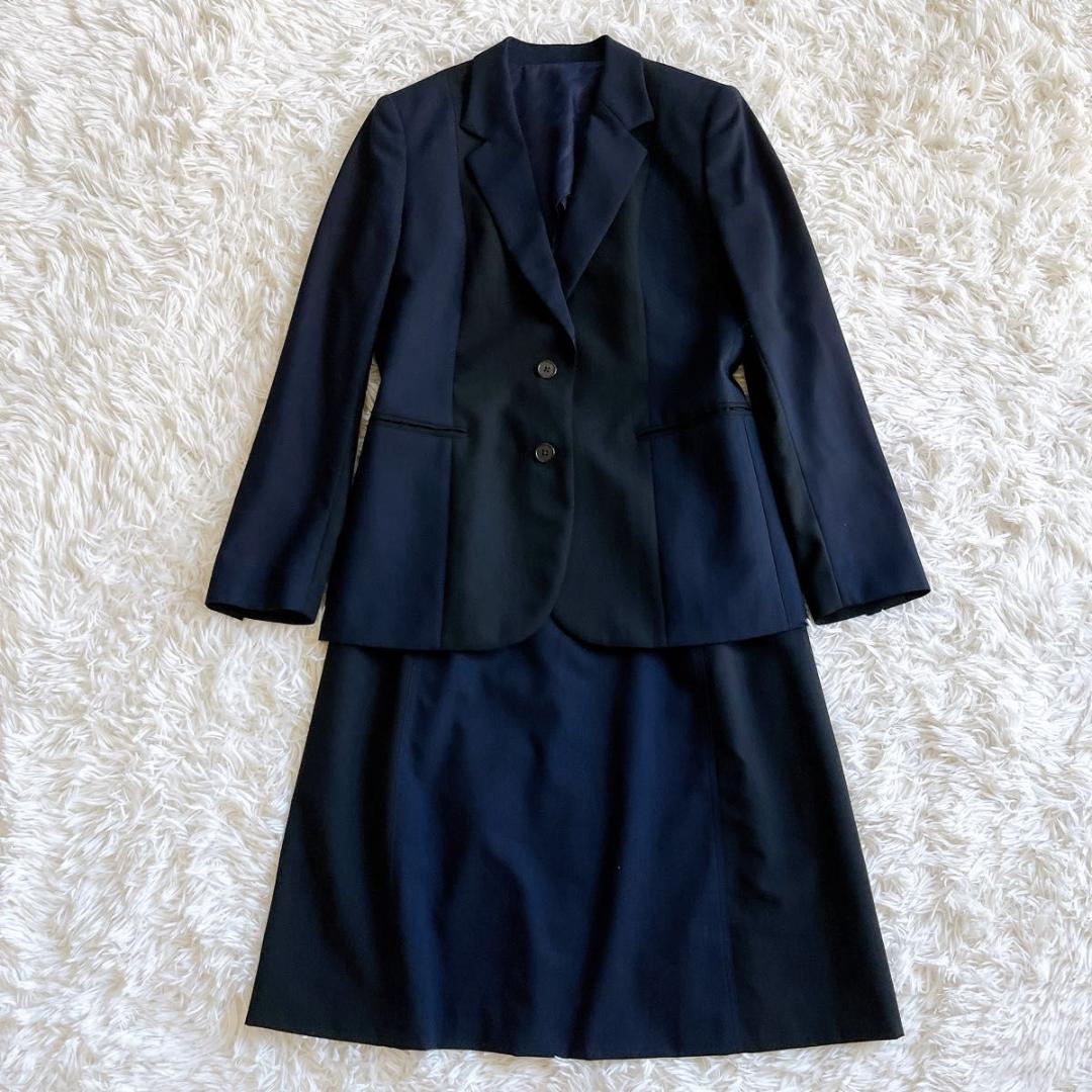 ＊大きいサイズ【ポールスミス】スカートスーツ　バイカラー　42 レディース