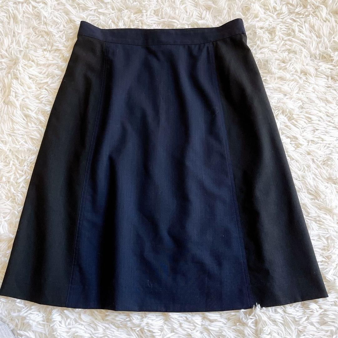 ＊大きいサイズ【ポールスミス】スカートスーツ　バイカラー　42 レディース