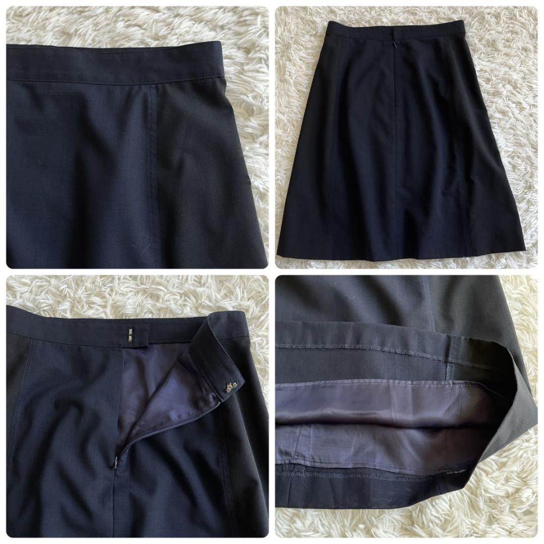 ＊大きいサイズ【ポールスミス】スカートスーツ　バイカラー　42 レディース