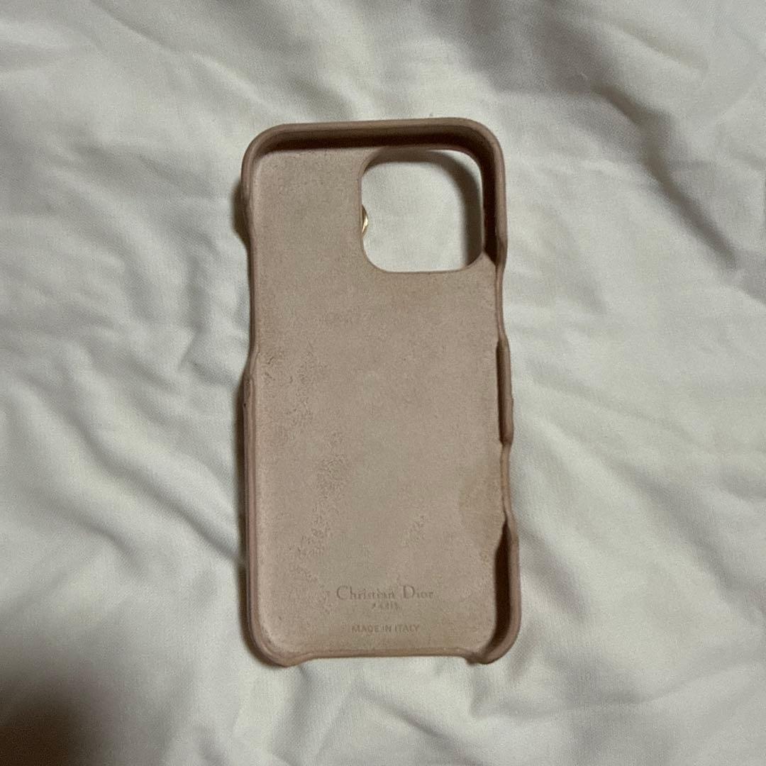Dior　LADY DIOR　iPhone16promaxケース　ピンク