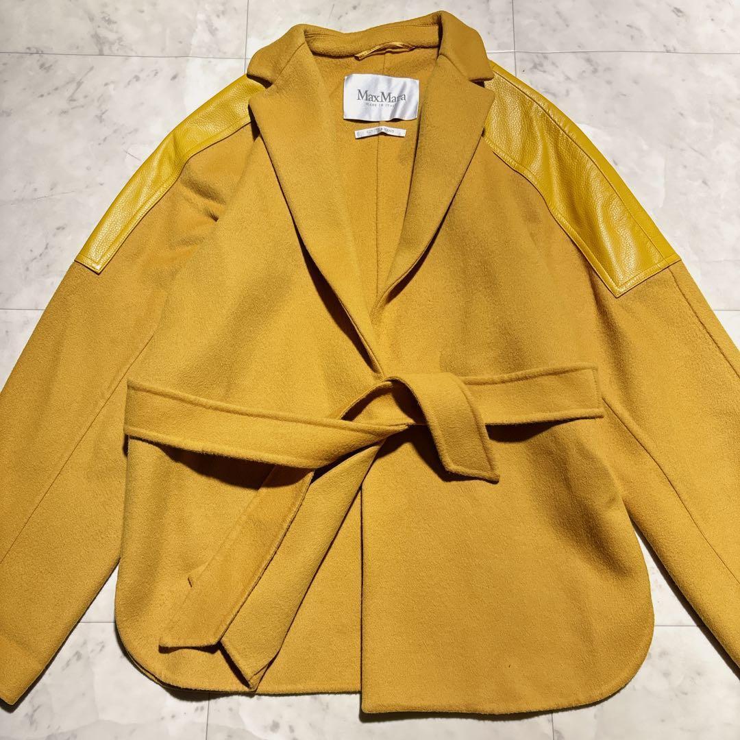 極美品✨マックスマーラ クチートアマーノ 白タグ　40 アンゴラ　カシミヤ山羊