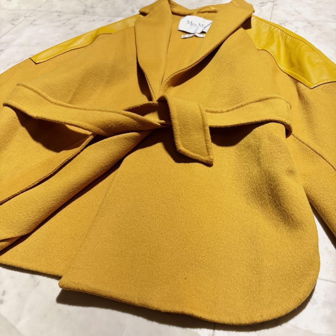 極美品✨マックスマーラ クチートアマーノ 白タグ　40 アンゴラ　カシミヤ山羊