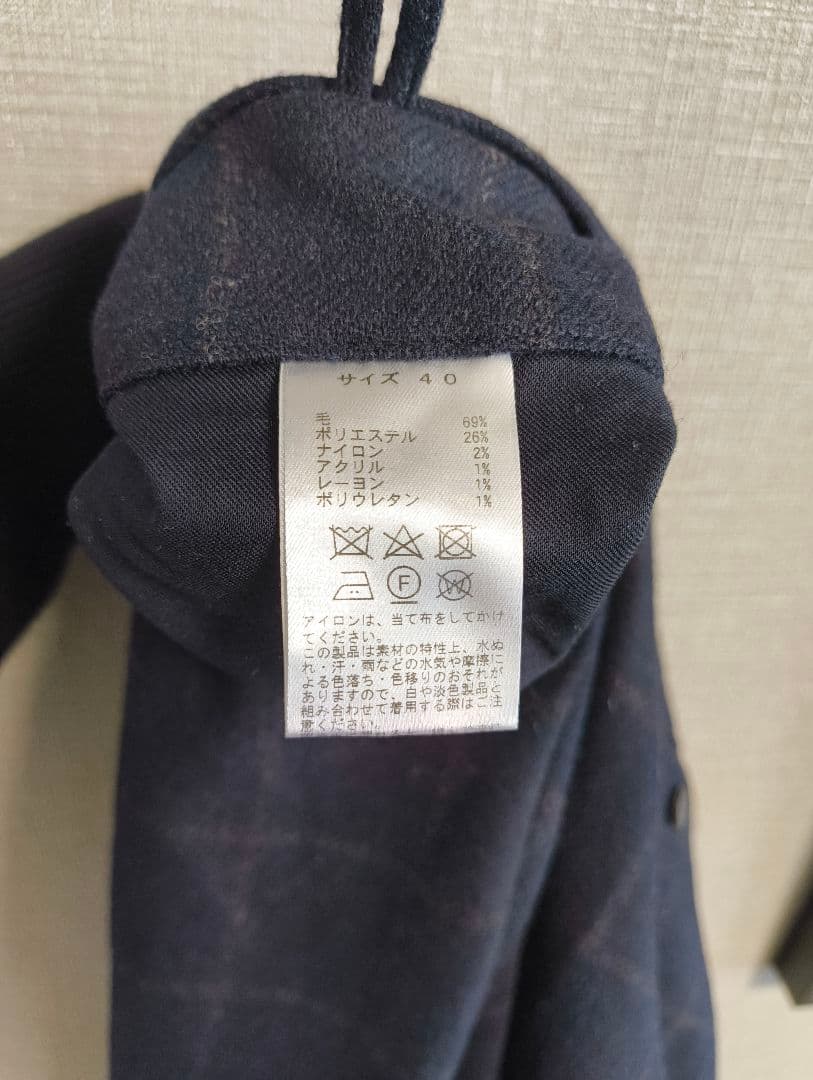 ブリティッシュメイド　ネイビー×グレーチェック　セレモニーパンツ