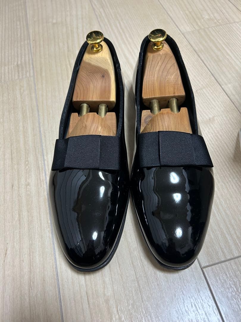 極美品　CROCKETT&JONES オペラパンプス