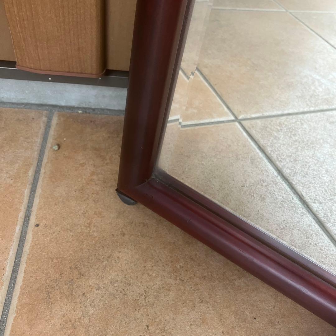 美品　塩川光明堂　スタンドミラー　全身鏡　姿見　ウォールミラー　ヨーロピアン