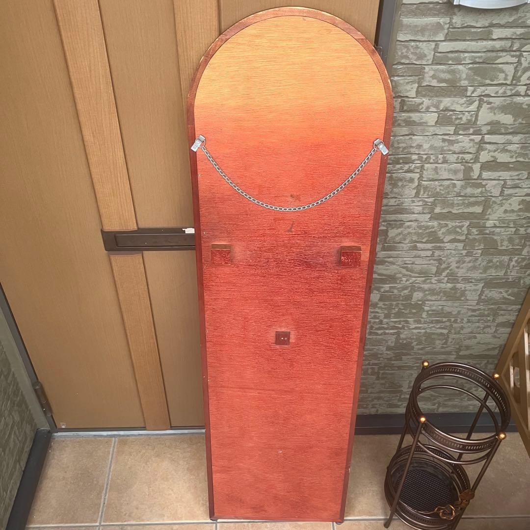 美品　塩川光明堂　スタンドミラー　全身鏡　姿見　ウォールミラー　ヨーロピアン