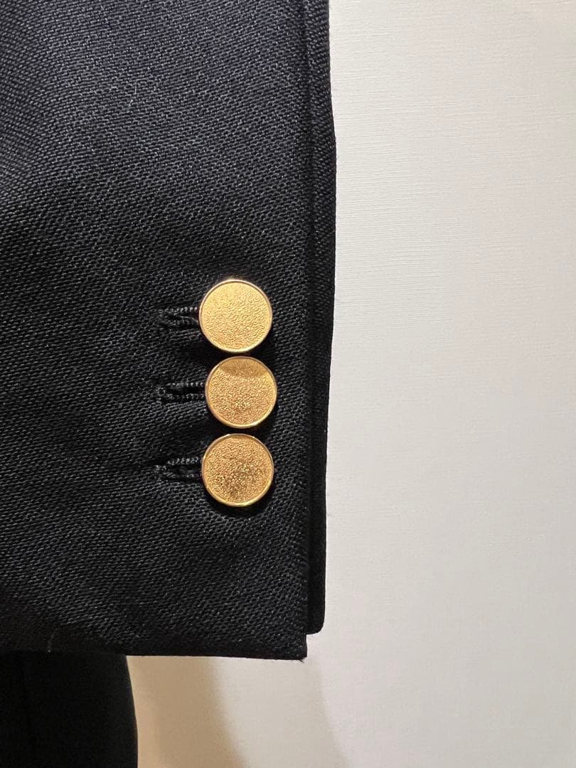 Tomorrowland DORMEUIL 金ボタン ブレザー ブラック