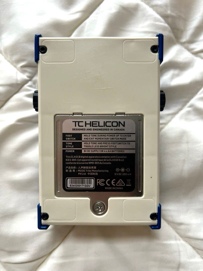 【美品】TC HELICON ボーカル用ハーモニーエフェクター