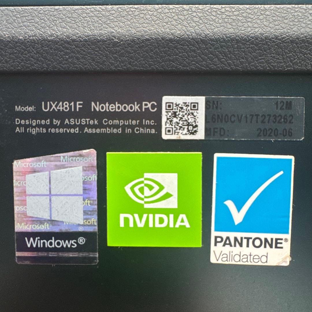 Windowsノート本体 ASUS UX481F Notebook PC