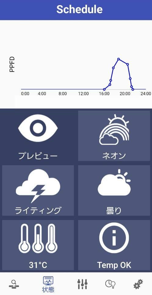 グラッシーウイング２　マリン　30㎝　アプリ対応LEDライト　海水魚　珊瑚育成