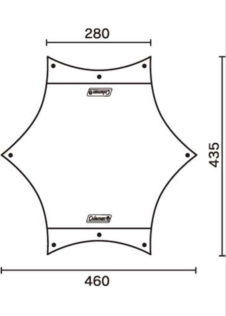 新古品ColemanツーリングドームLX + ヘキサタープMDX+基本4点セット