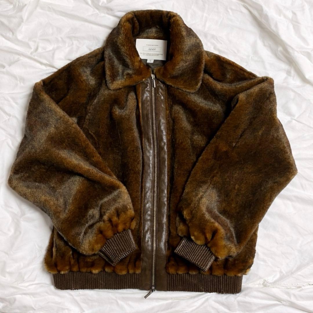 ジャケット・アウター Ameri Vintage DESSERT CUP FUR BLOUSON
