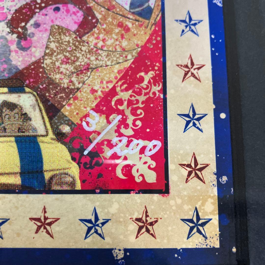 ルパン三世 モンキーパンチ サイン入り 超レア　3/200番　伊勢丹 限定版画