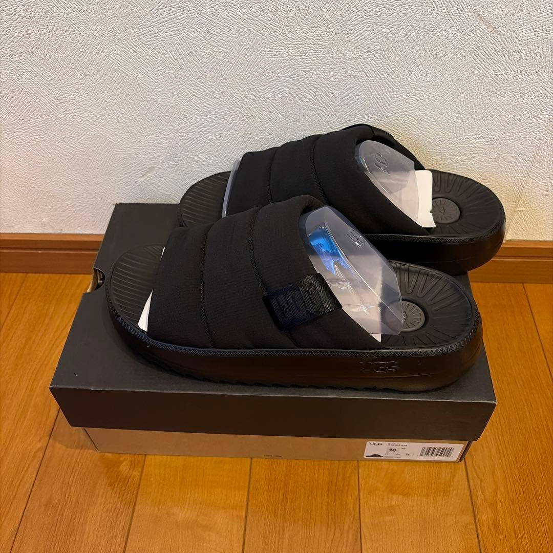 UGG M Maxxer Slide ブラック 10 フクスケ