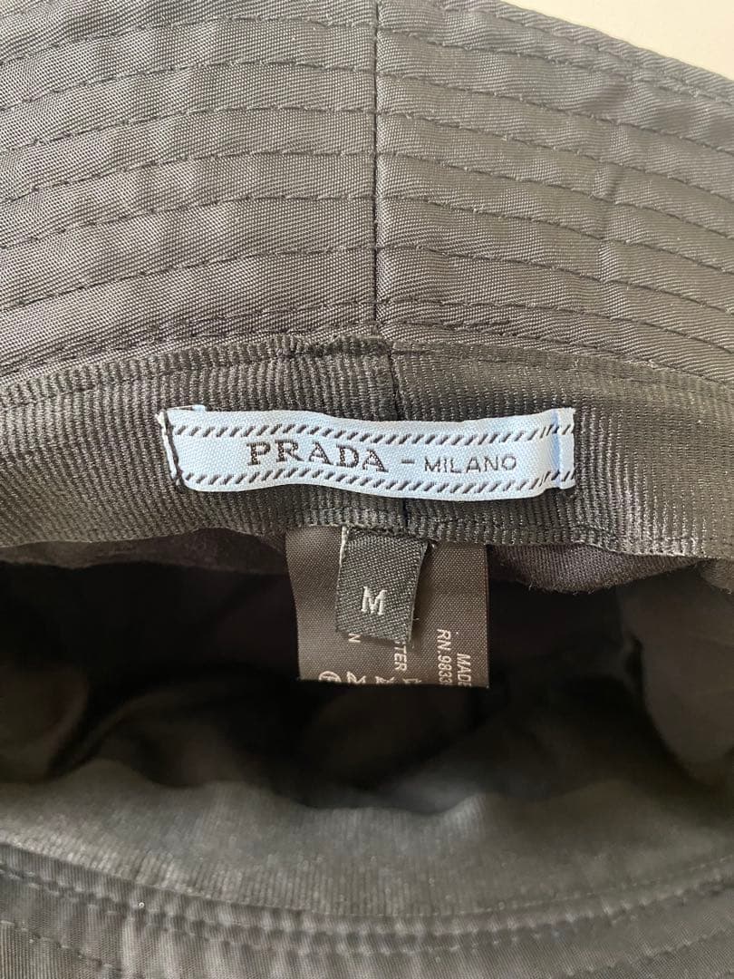 PRADA バケットハット ブラック M