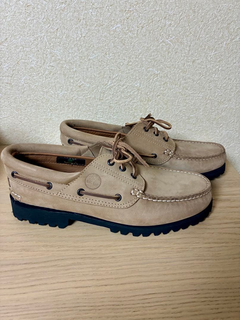 Timberland ボートシューズ（ミディアムベージュ / ヌバック）