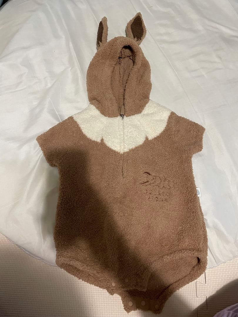 ジェラートピケ ポケモンスリープ　イーブイロンパース　ベビー