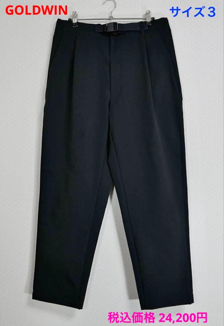 2.42万円 GOLDWIN ワンタック テーパード ストレッチパンツ 3
