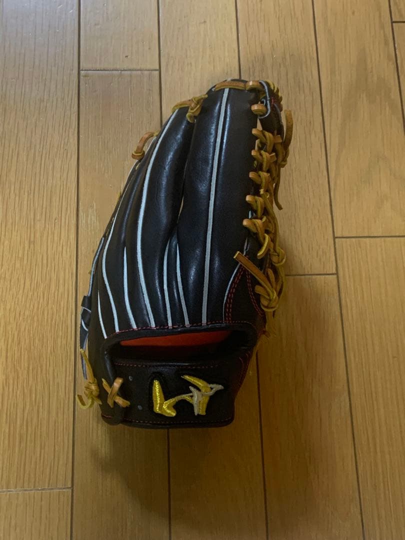 ワールドペガサス　硬式グローブ 黒/オレンジ