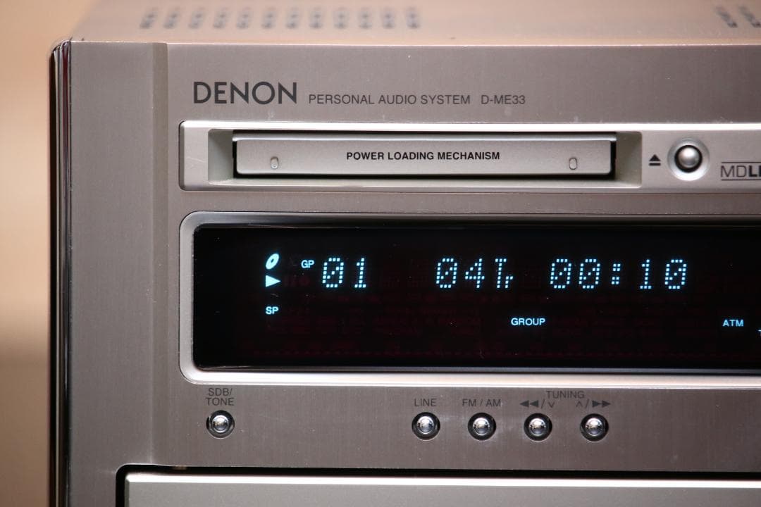 DENON D-ME33 CD/MD/TUNER/AMP　ミニコンポ 　美品