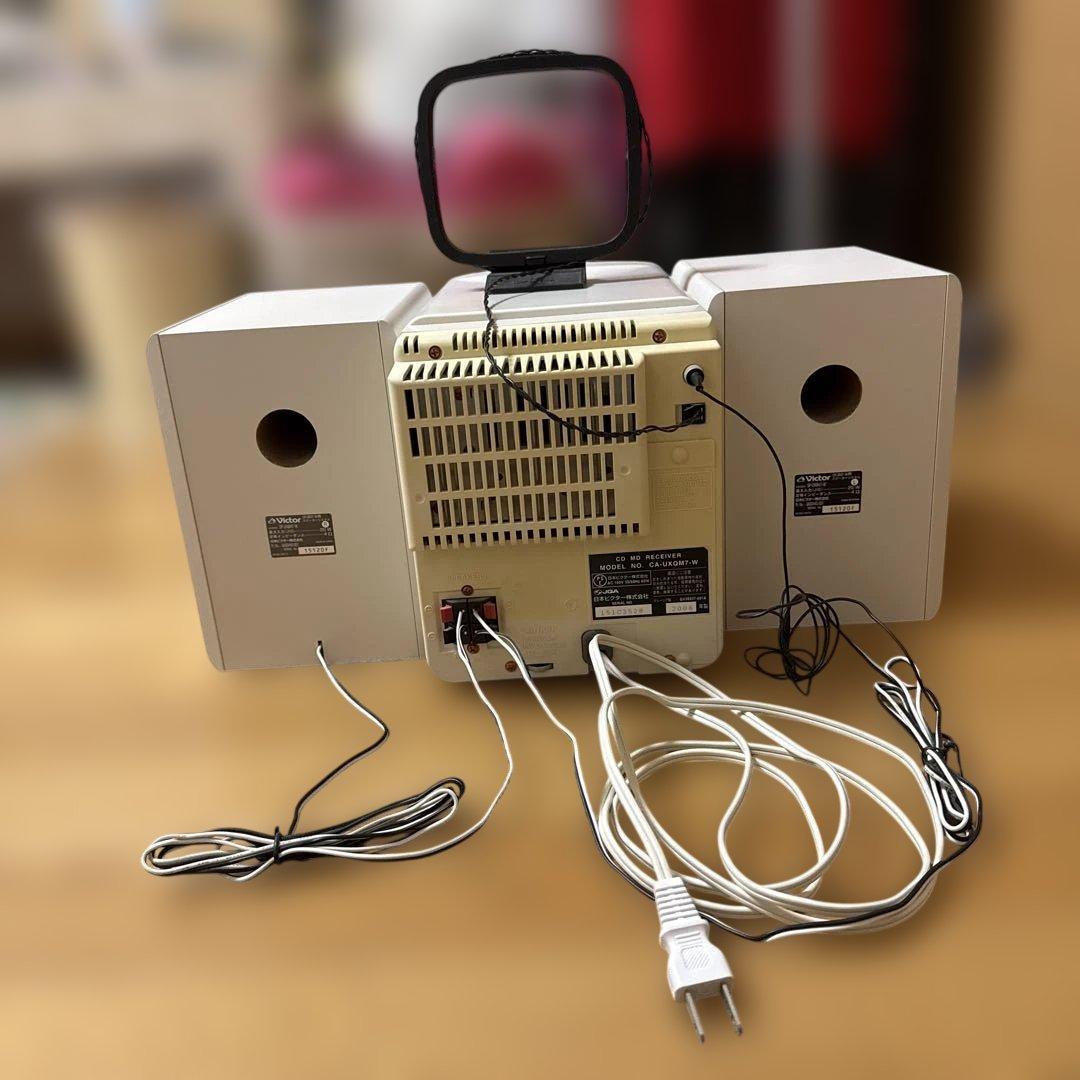 ビクター マイクロコンポ　UX-QM7-W（ホワイト）