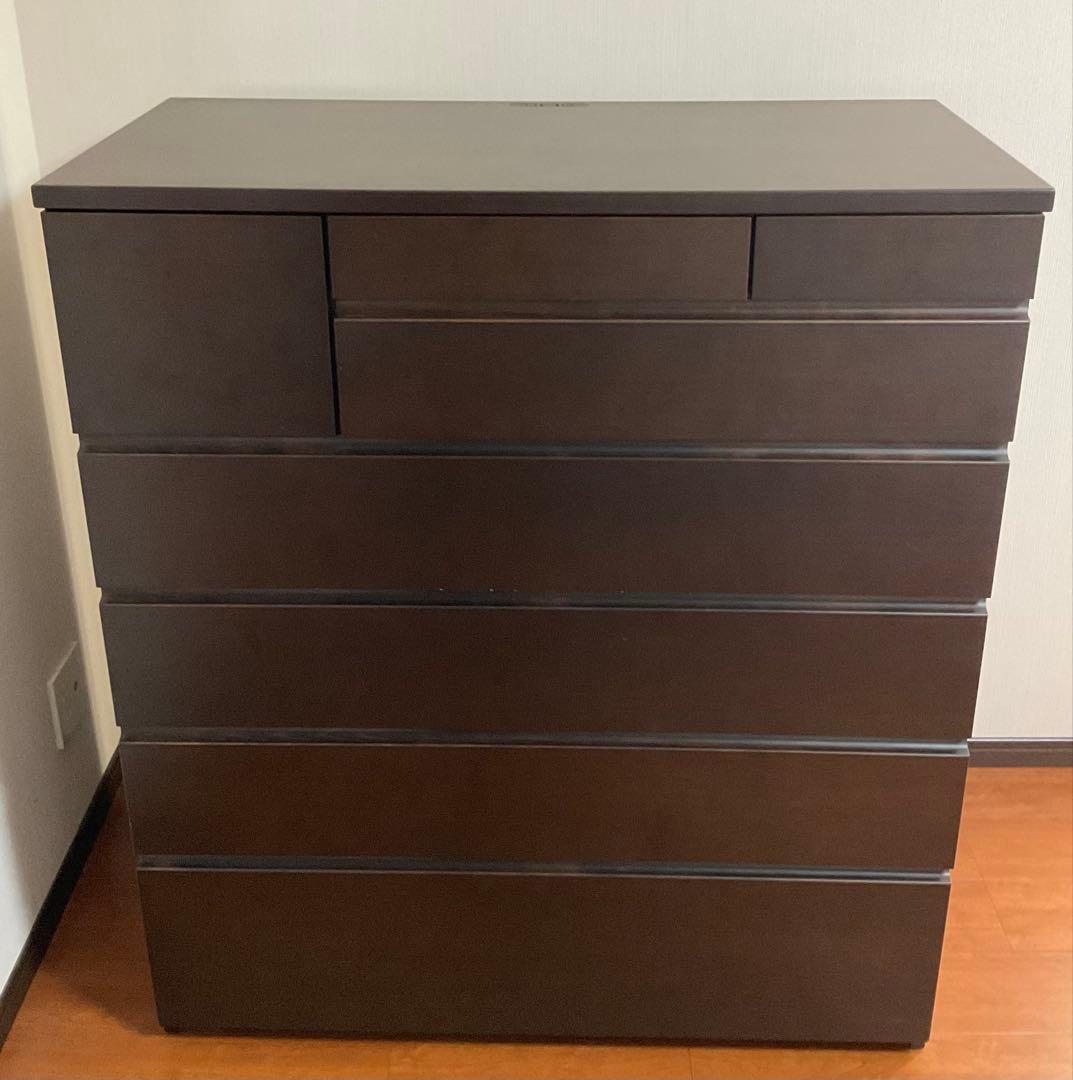 カリモク ハイチェスト タンス 収納家具 たのメル便／送料込