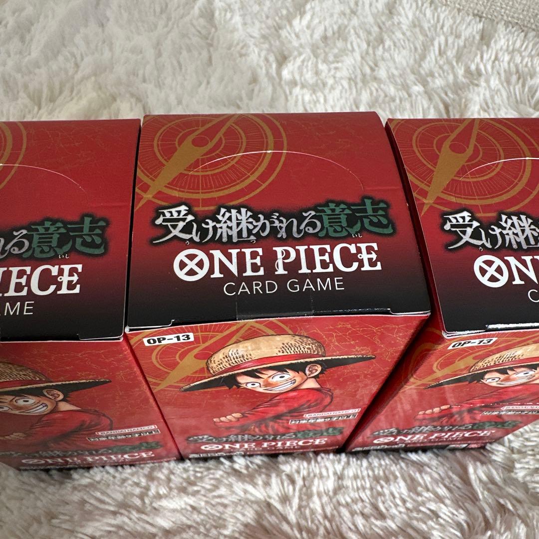 ワンピースカードゲーム 受け継がれる意思 3BOXセット 新品 未開封