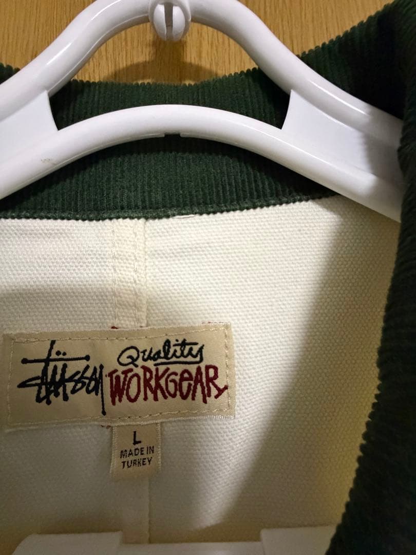 Stussy カバーオール Lサイズ ホワイト