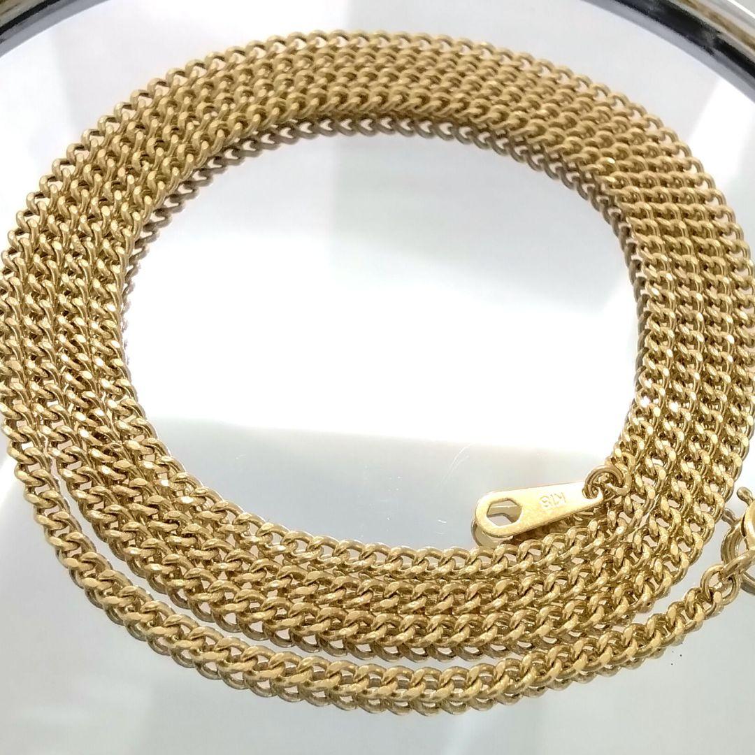 K18✨ゴールド✨チェーンデザイン✨ネックレス✨約52cm弱✨2.3㌘✨✨✨✨✨