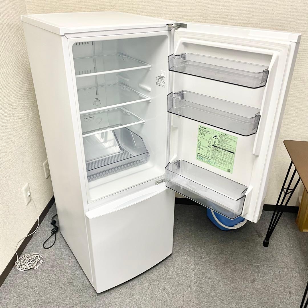 東芝　ノンフロン　冷凍冷蔵庫　153L GR-T15BS 2021年製 M