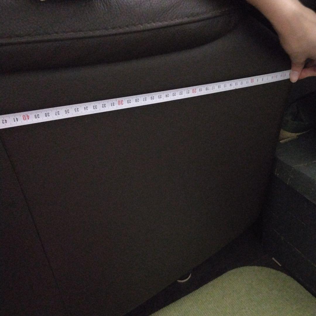 リクライニングレザーけソファー ブラウン