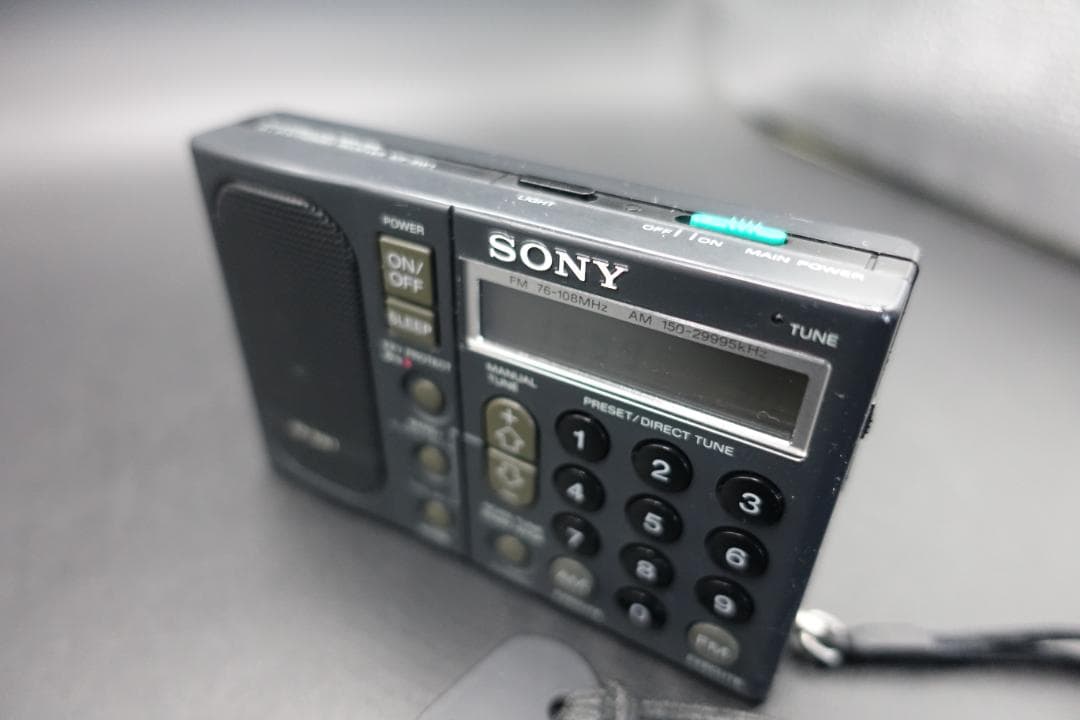 整備動作品 SONY ICF-SW1 PLLシンセサイザー・ラジオ 取説CD付